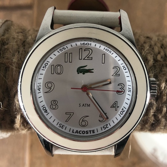 lacoste all stainless steel water resistant 5 atm